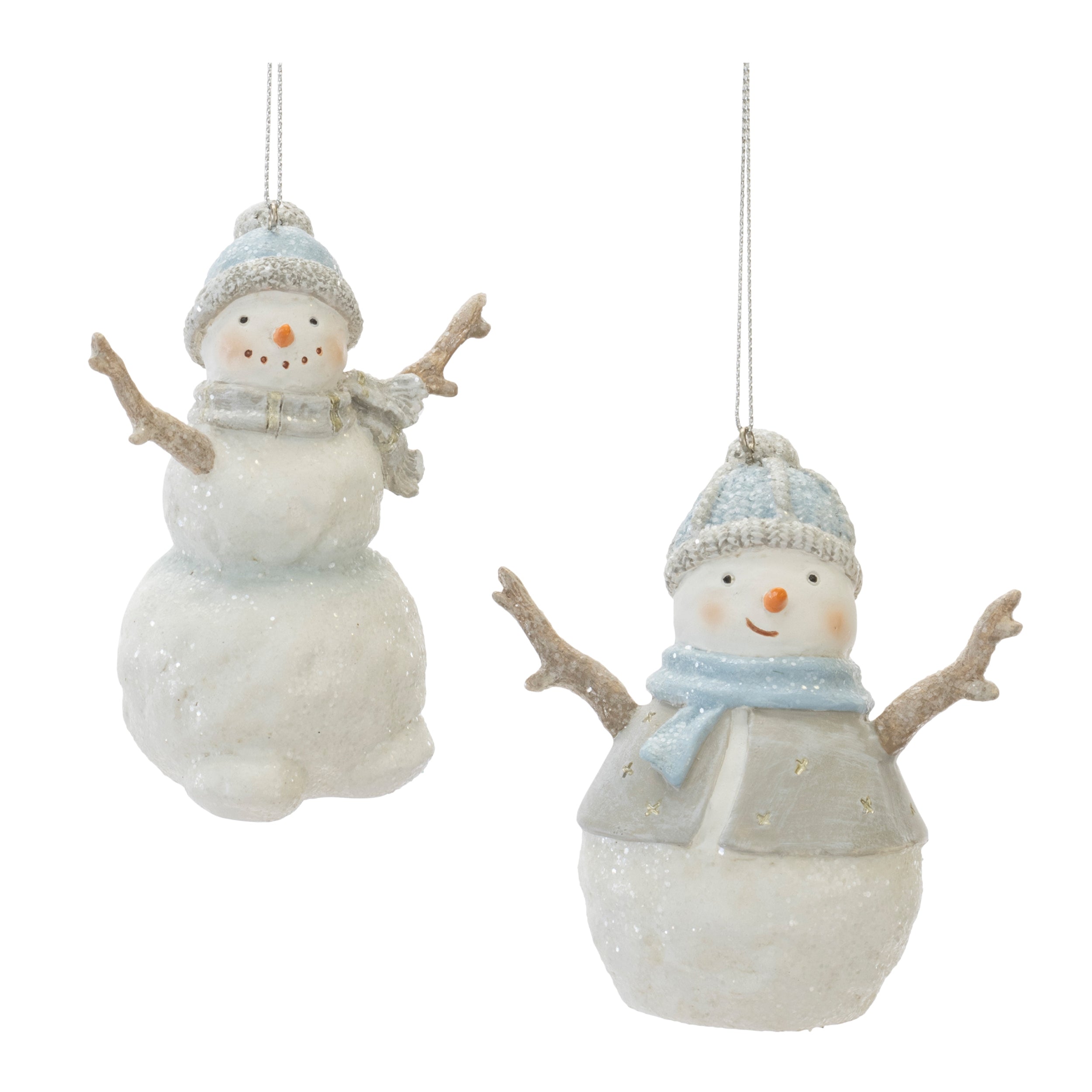 Snowman Ornament (2 Asst)
