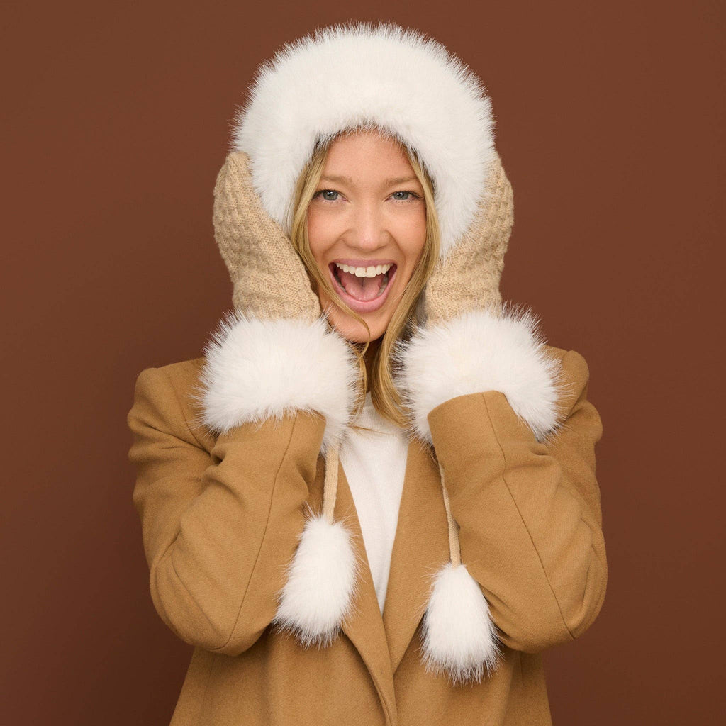 Winter Hat Assortment Faux Fur Pom & Tassel Natalie