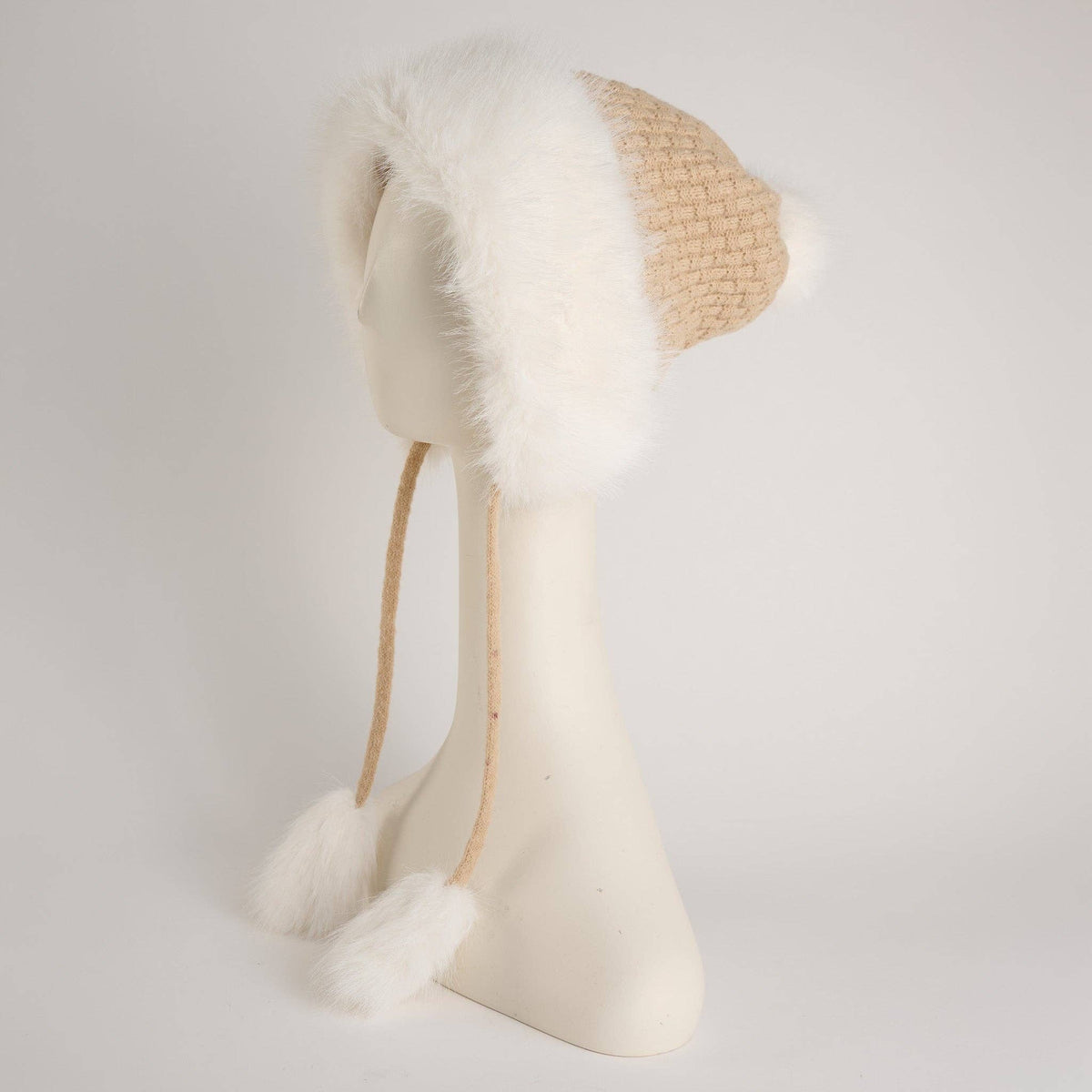 Winter Hat Assortment Faux Fur Pom & Tassel Natalie