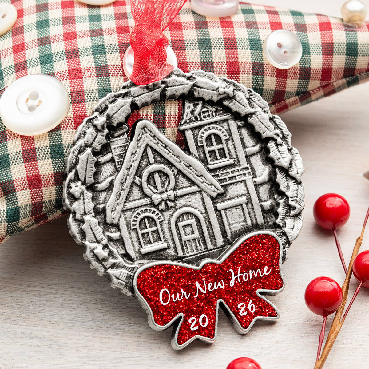 Our New Home Dated Ornament New Homeowner Gift