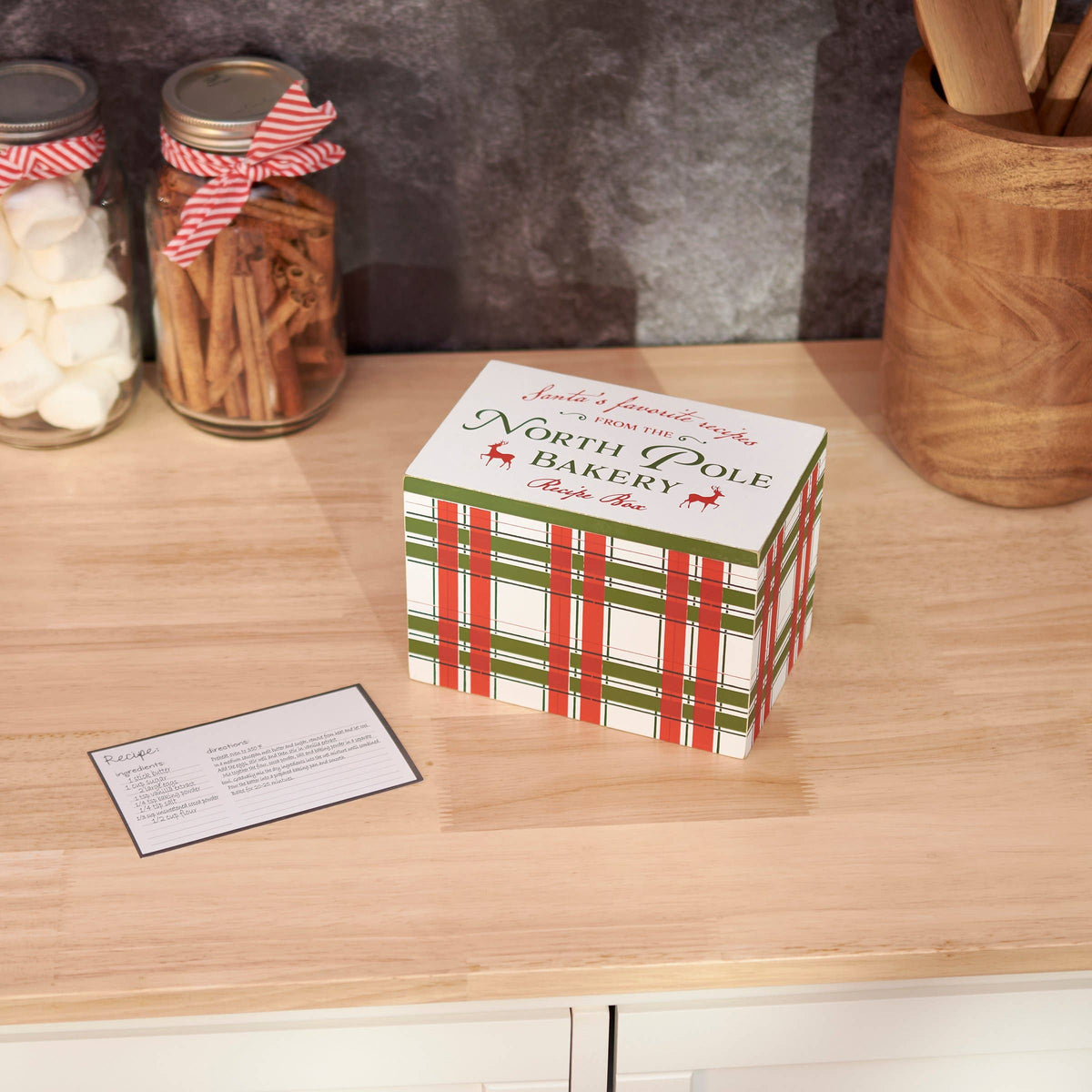 North Pole Bakery Recipe Box