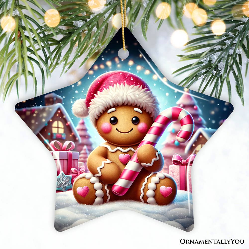 Sweet Gingerbread Wonderland Pink Themed, Christmas Decor