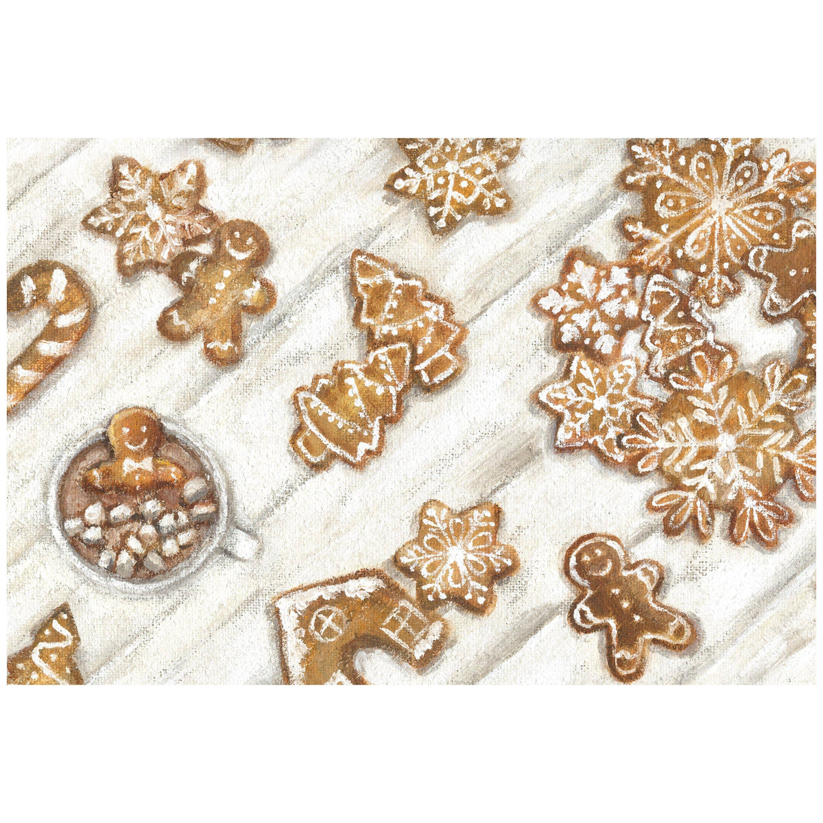 Gingerbread Placemat Pad