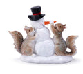 Snowman with Squirrels