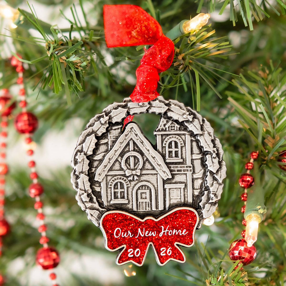 Our New Home Dated Ornament New Homeowner Gift