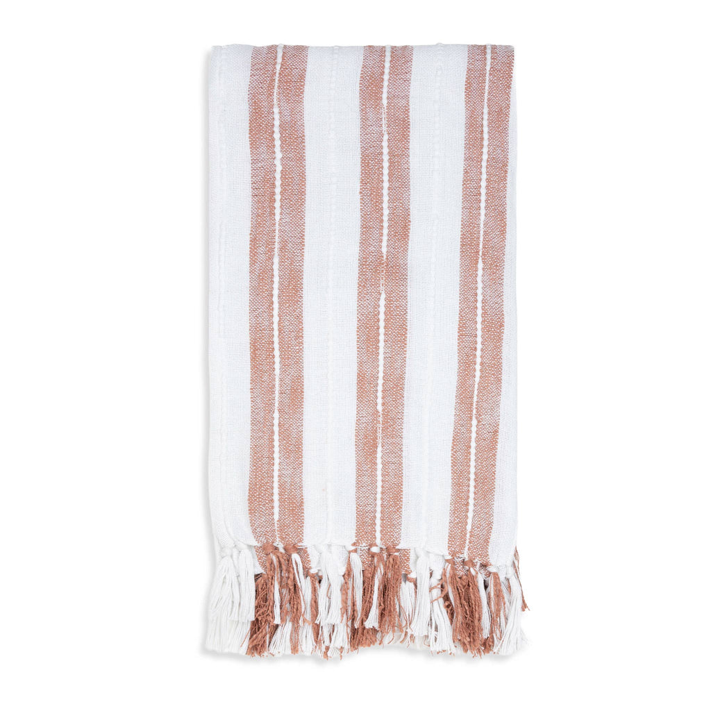 Romy 50x70" Indoor/Outdoor Recycled Woven Throw Blanket