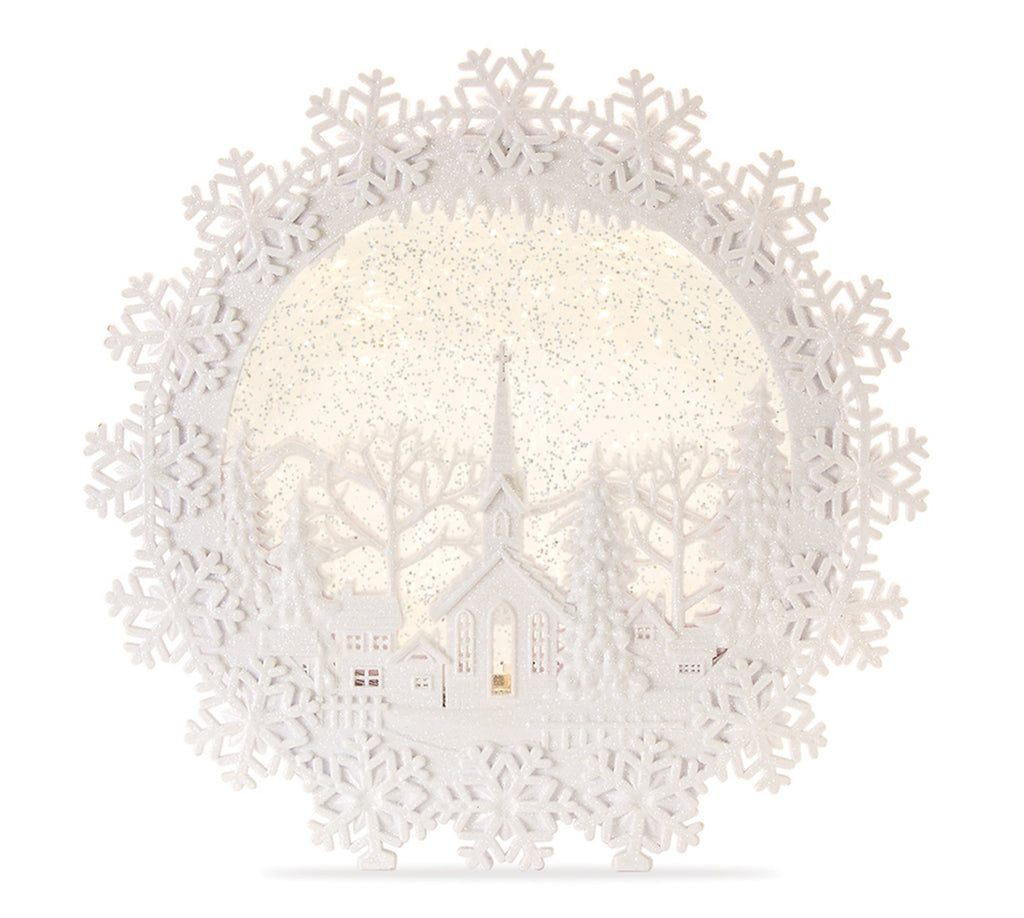 Church Scene Snow Globe