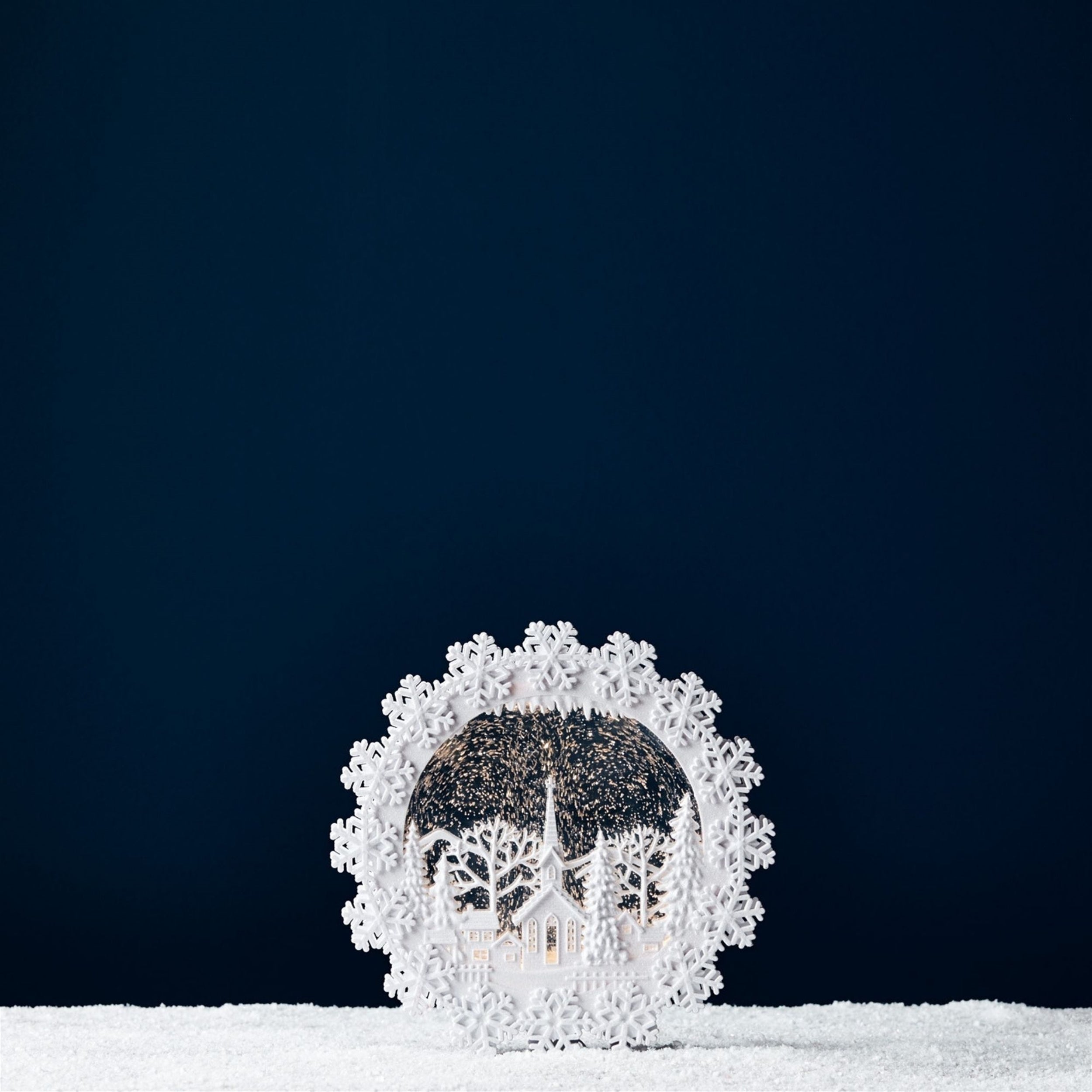 Church Scene Snow Globe