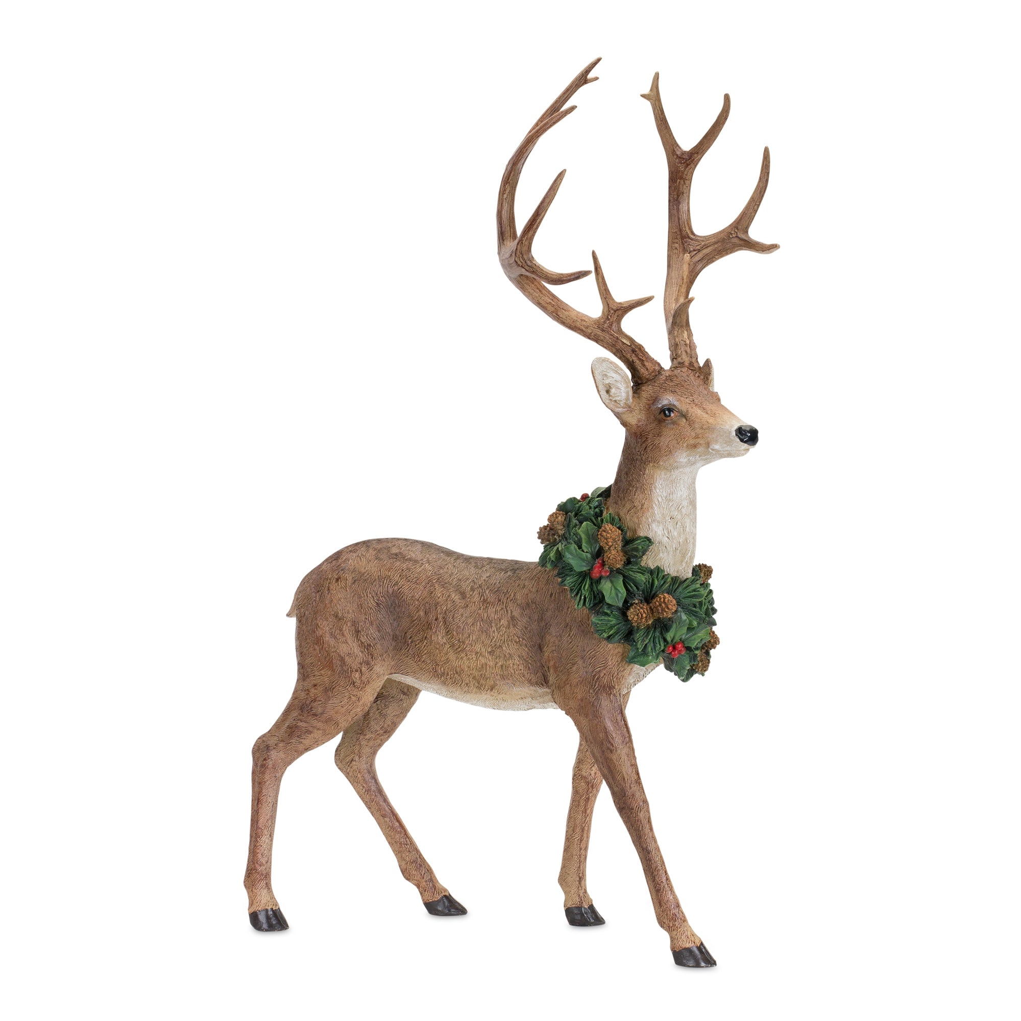 Deer w/Wreath