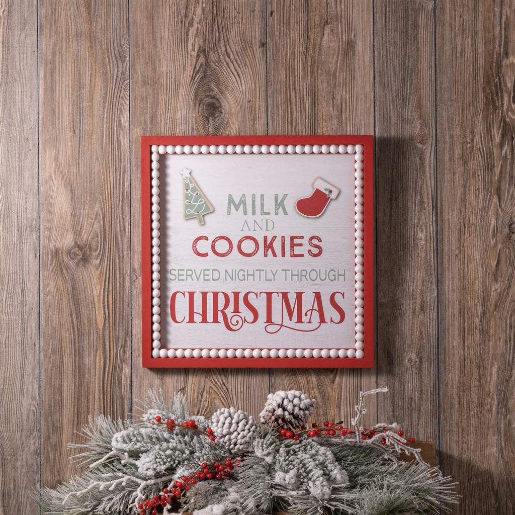 Milk and Cookie Sign