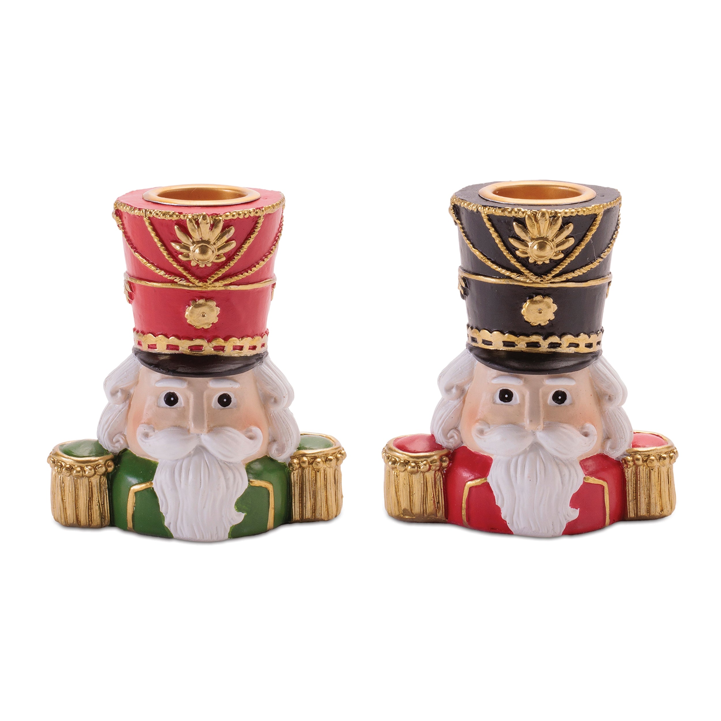 Nutcracker Taper Candle Holder (2 Asst)