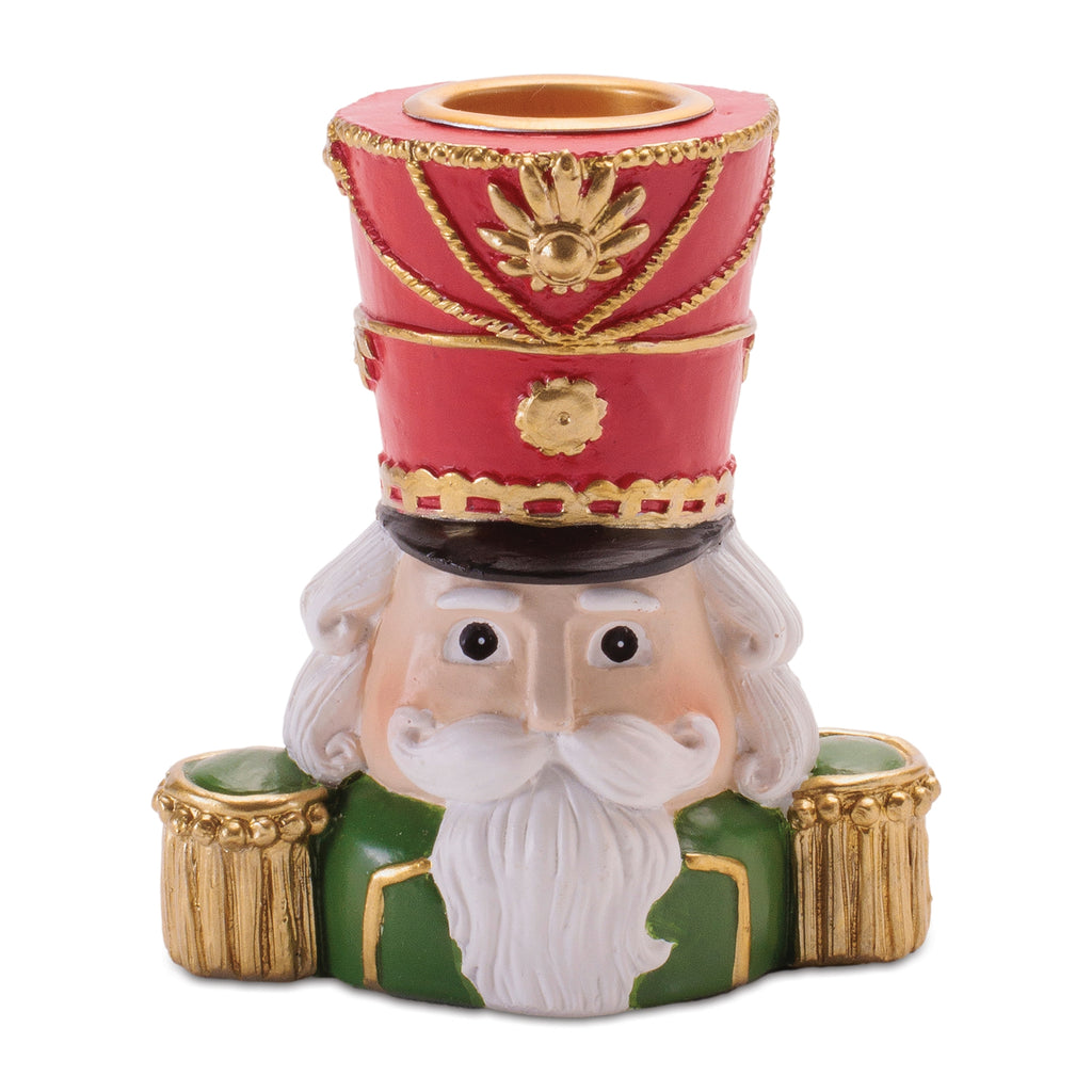 Nutcracker Taper Candle Holder (2 Asst)