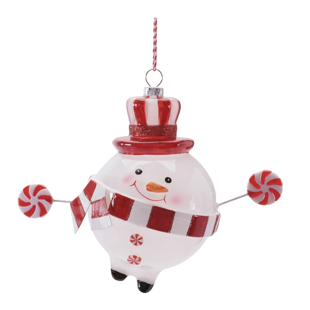 Snowman/Candy Ornament