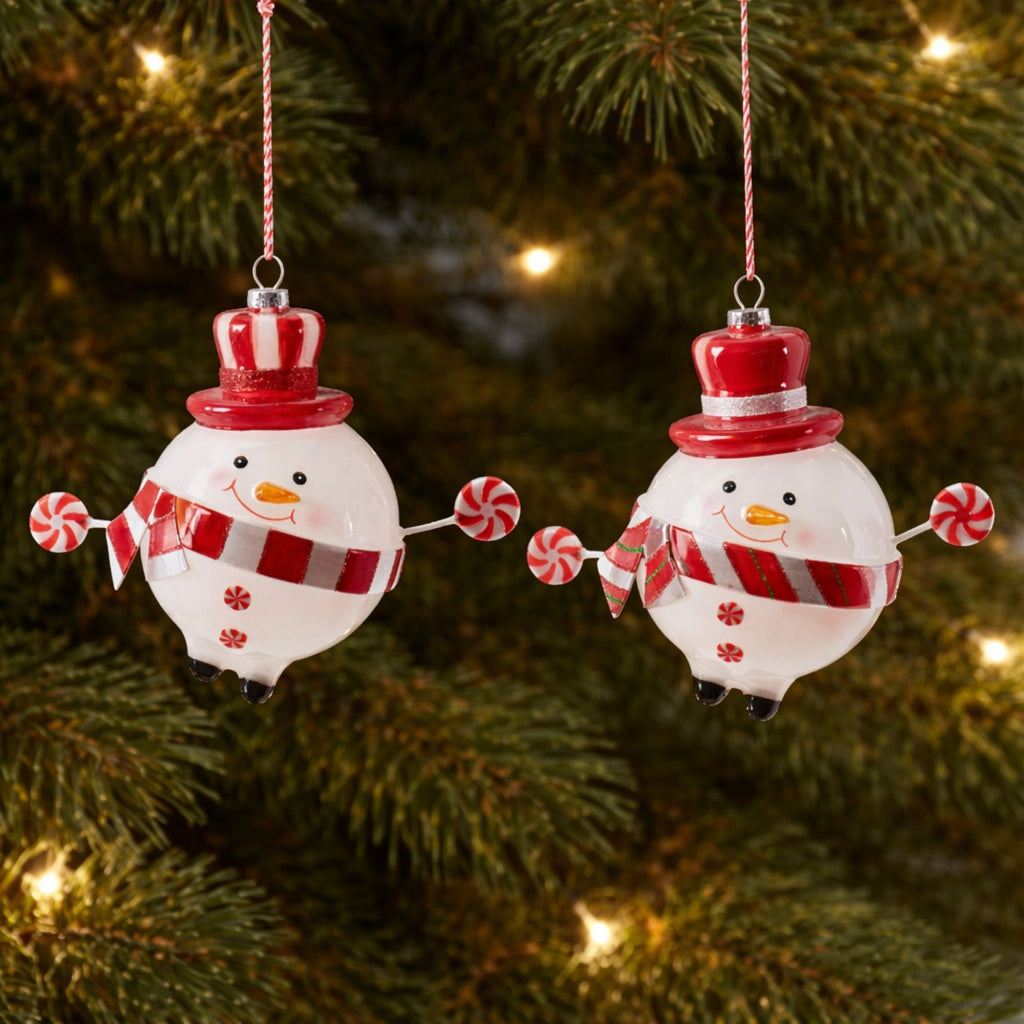 Snowman/Candy Ornament