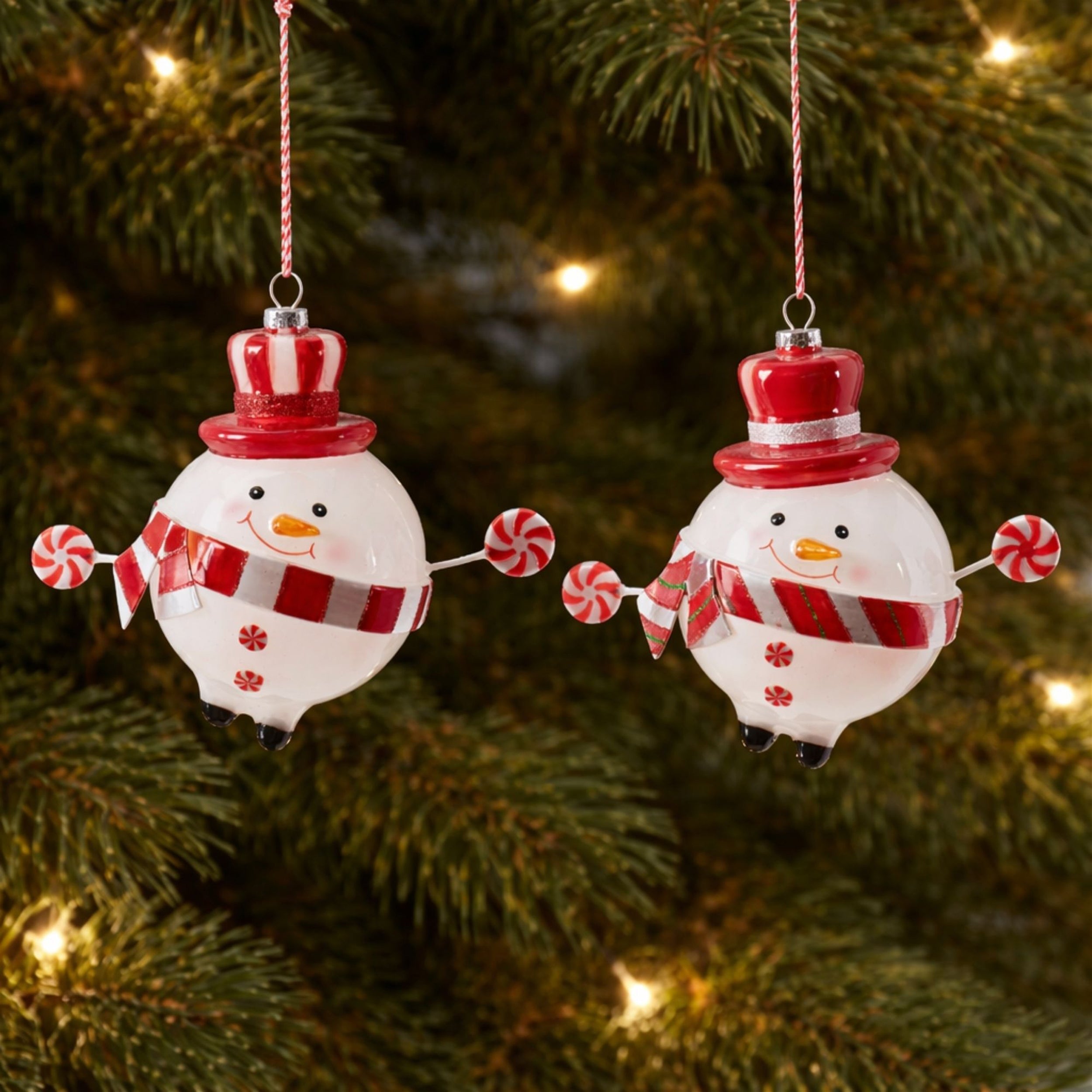 Snowman/Candy Ornament