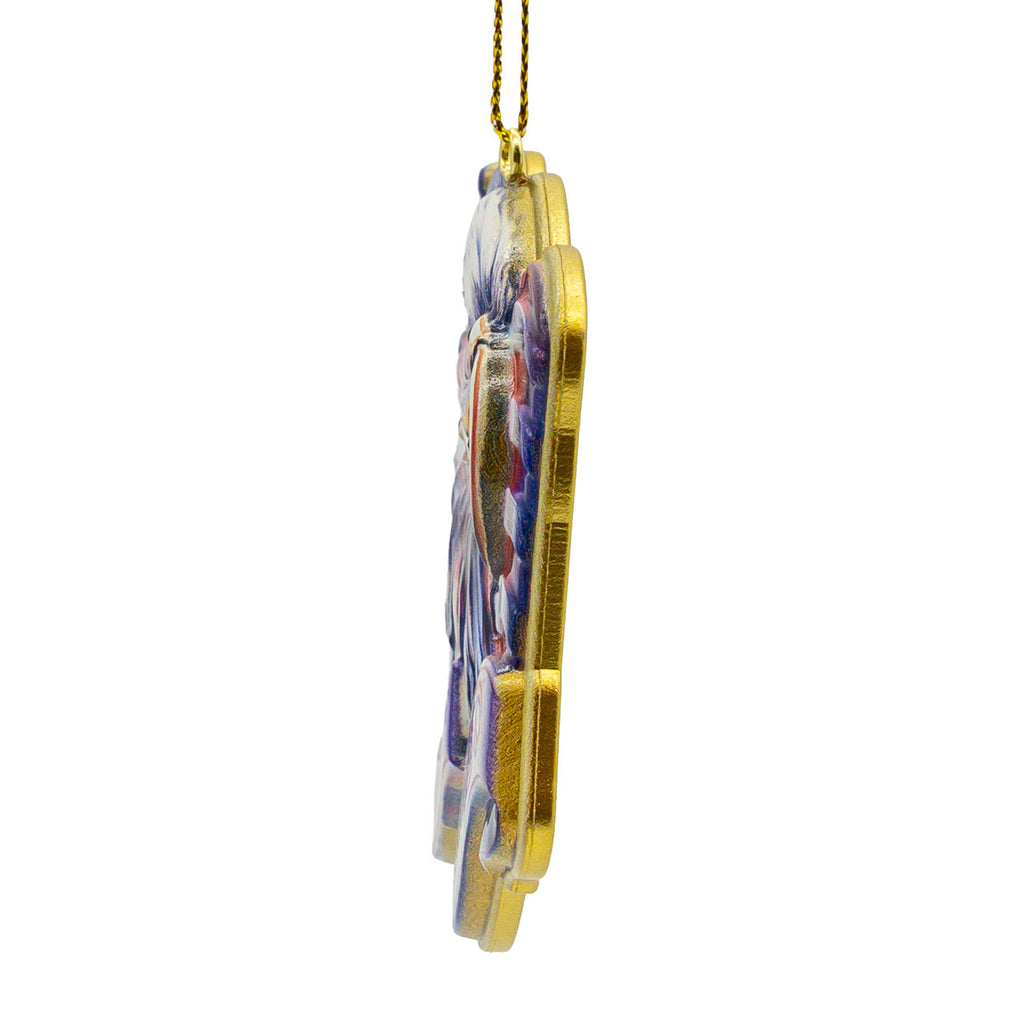 1776-2026 America 250th 3-D Eagle Head With Flag Ornament