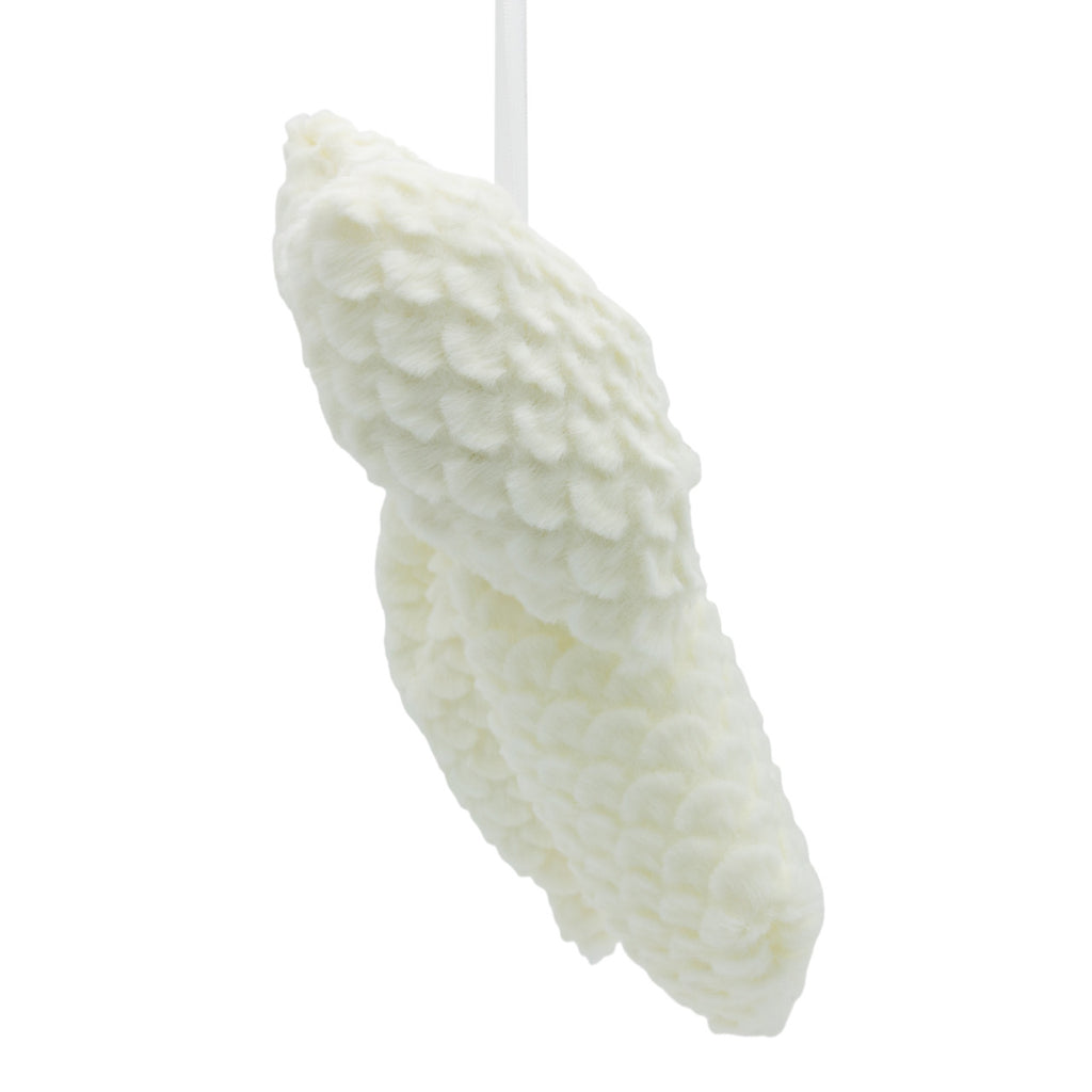 White Fluffy Bow
