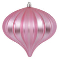 5.7" Pink Matte Onion Christmas Ornament, UV treated