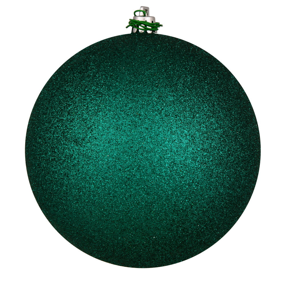 4.75" Dark Teal Glitter Ball