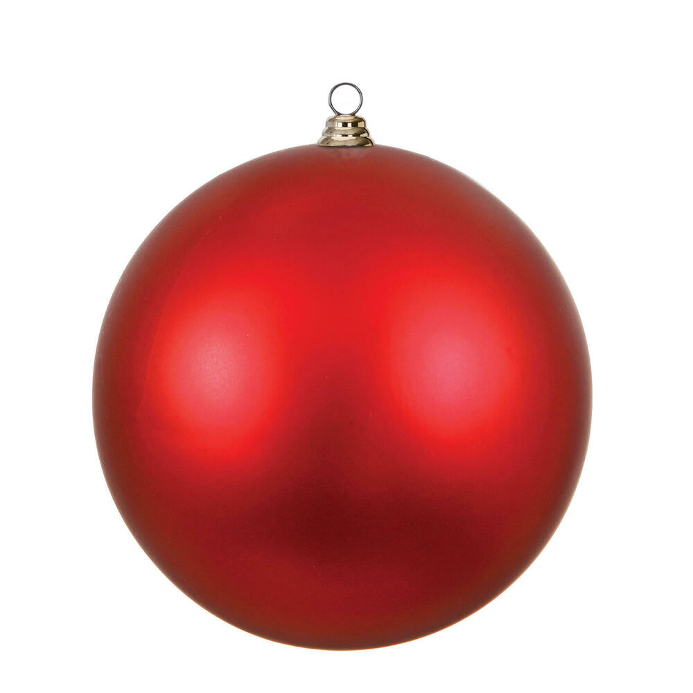 15.75" Red Matte Ball