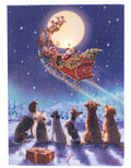 Santa Over The Moon