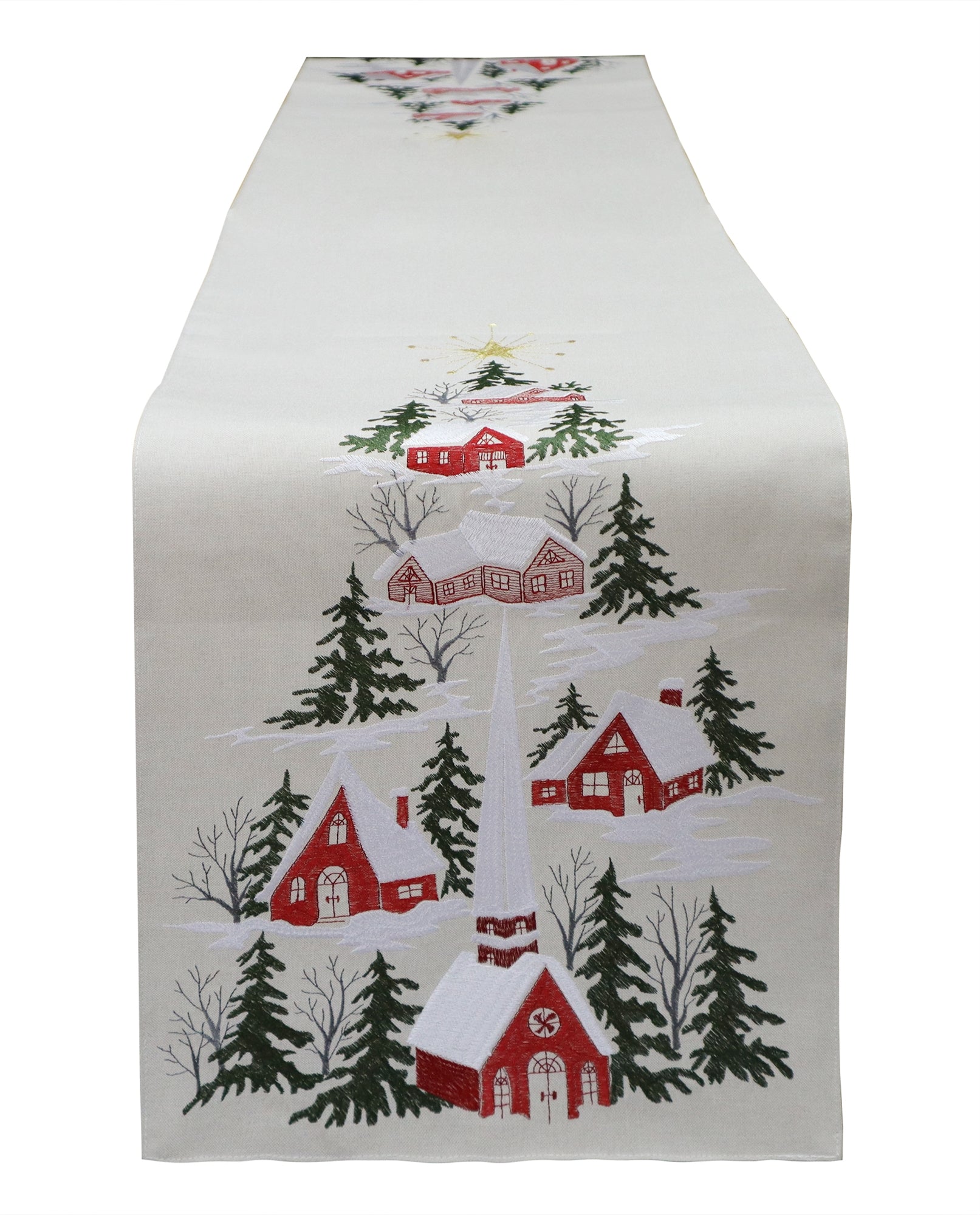 Table Runner Village Tree