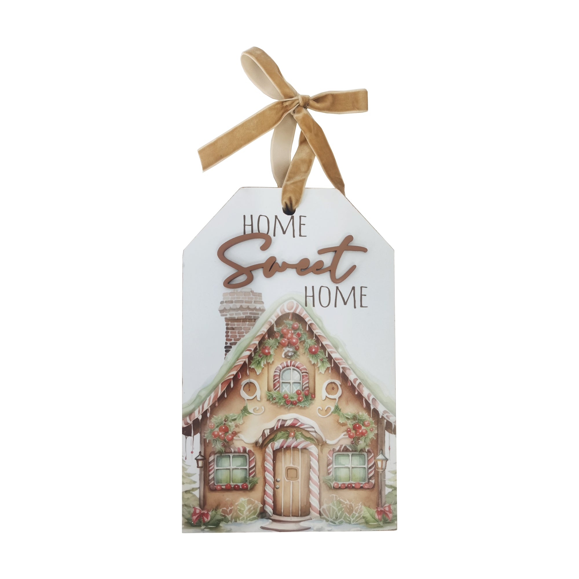 Wood Gingerbread House