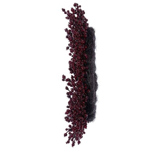 28" Burgundy Crab Apple Mix Berry Wreath
