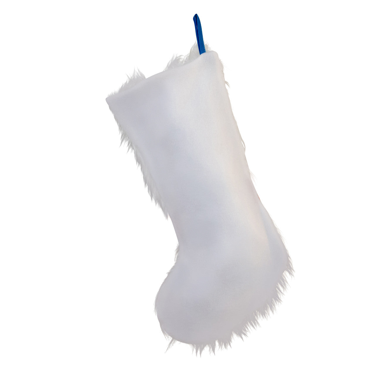 Rudolph The Red Nose Reindeer® White Bumble Stocking With Red Scarf