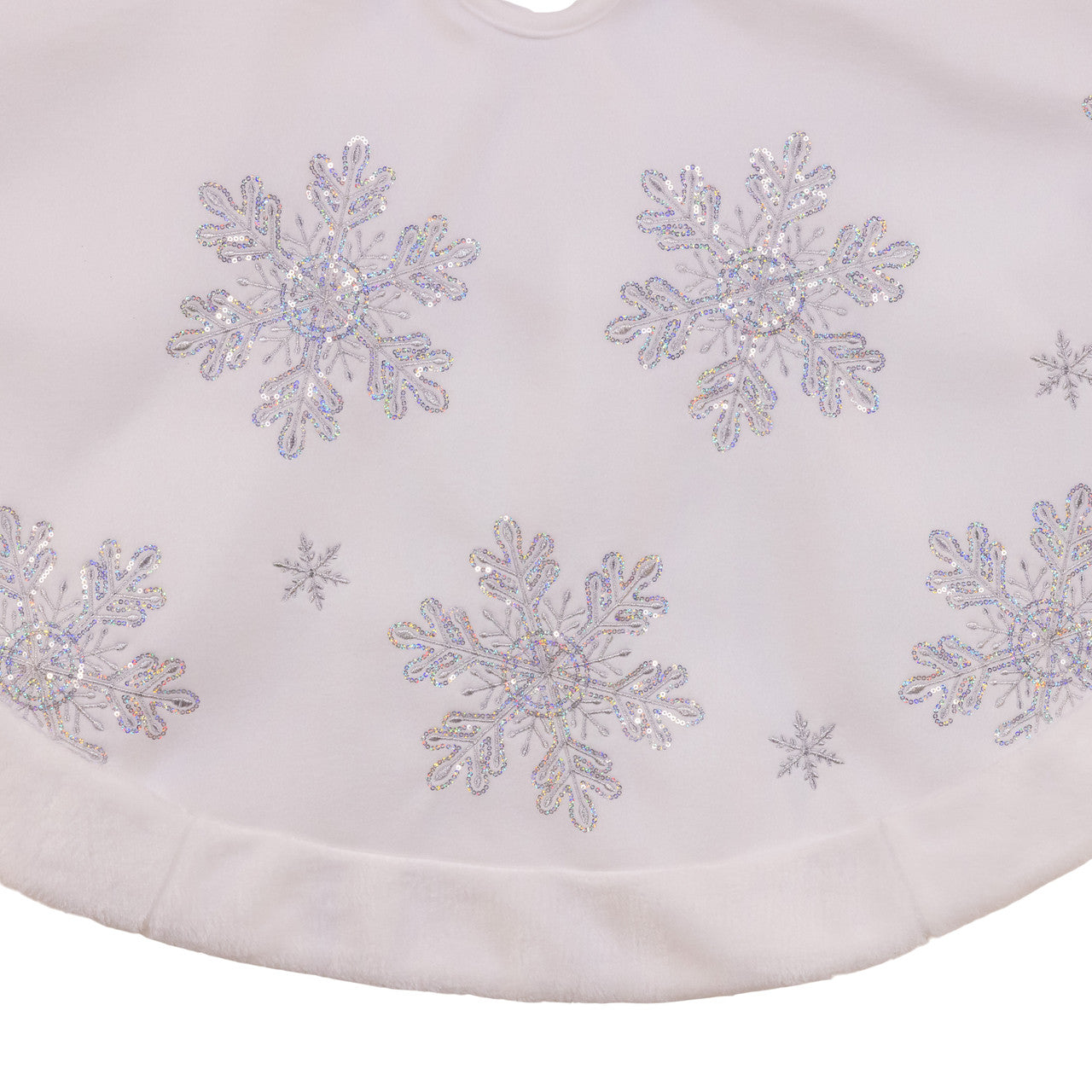 48" Iridescent Sequined Velvet Tree Skirt