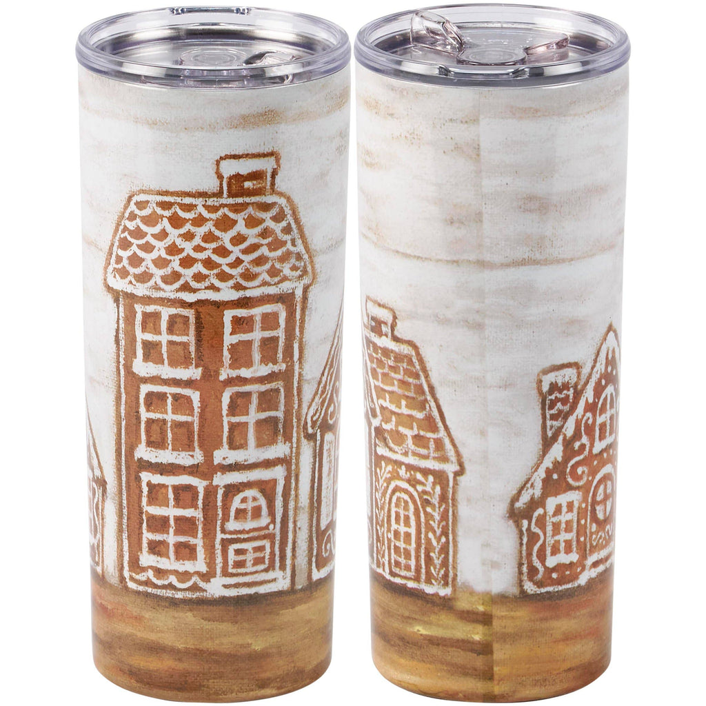 Gingerbread Village Coffee Tumbler