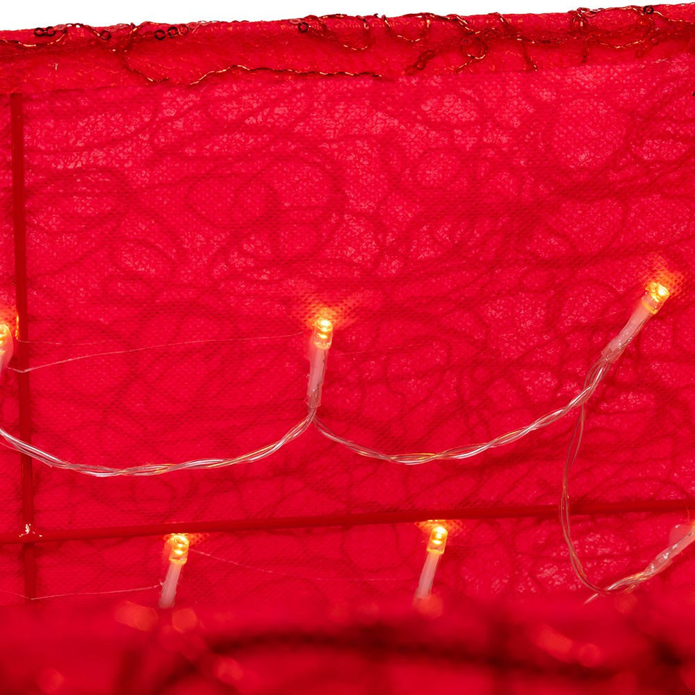 19.7" 70-Light Warm White LED Tree Collar