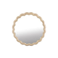 Cast Aluminum Wave Mirror Sm