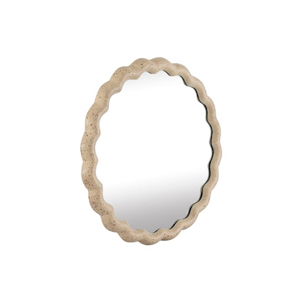 Cast Aluminum Wave Mirror Sm