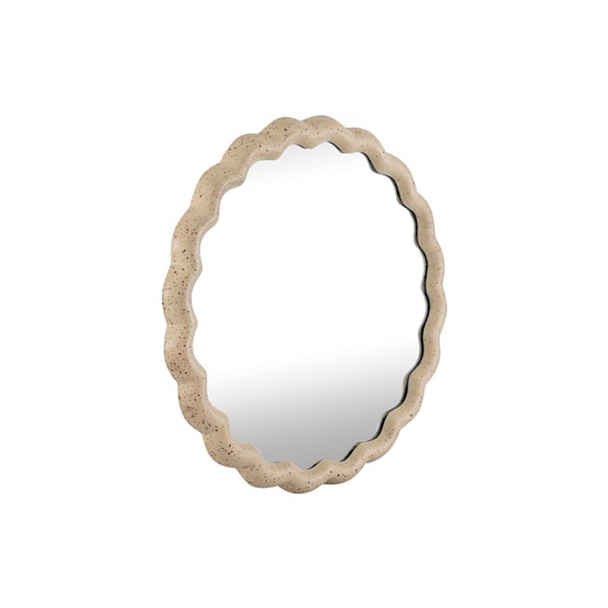 Cast Aluminum Wave Mirror Sm