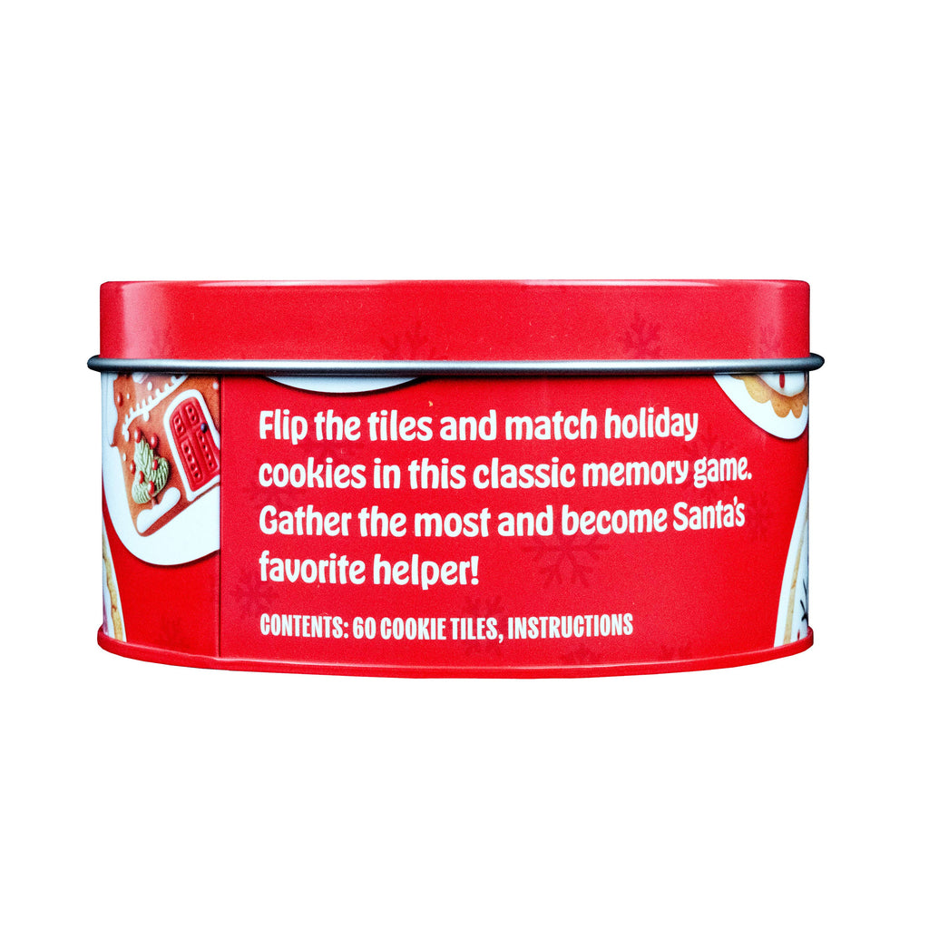 Christmas Cookies for Santa Tin - Holiday Memory Match Game