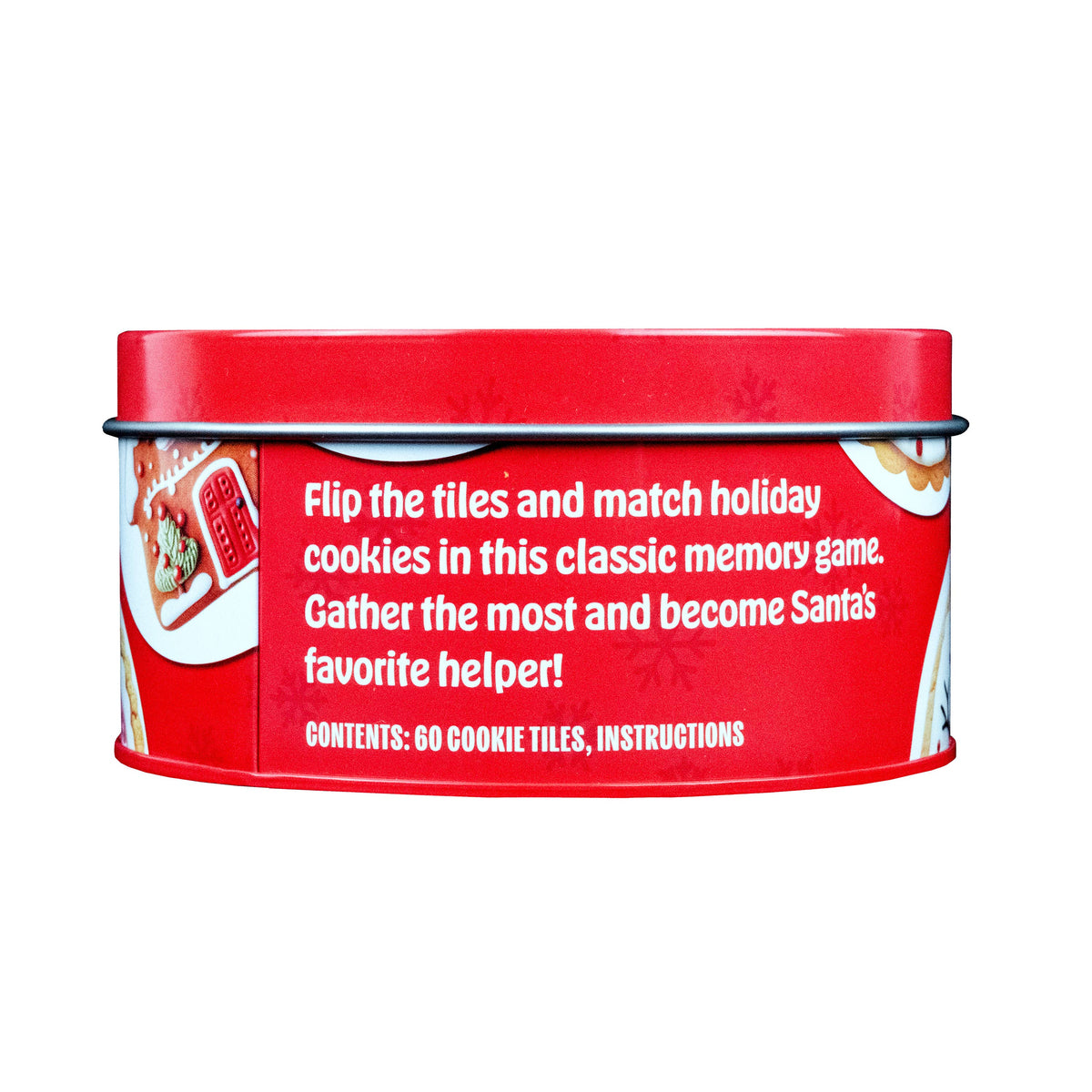 Christmas Cookies for Santa Tin - Holiday Memory Match Game