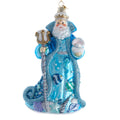 Bellissimo Glass Under The Sea Santa Ornament