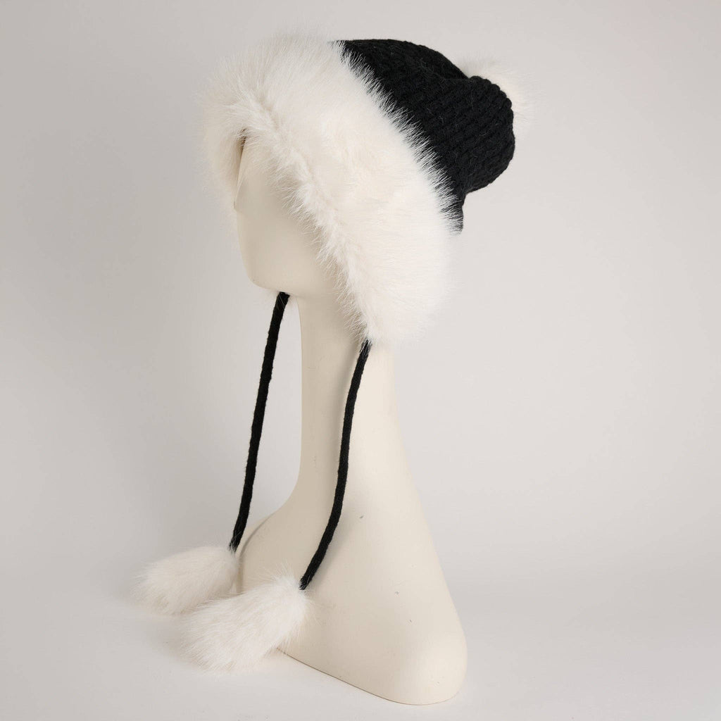 Winter Hat Assortment Faux Fur Pom & Tassel Natalie