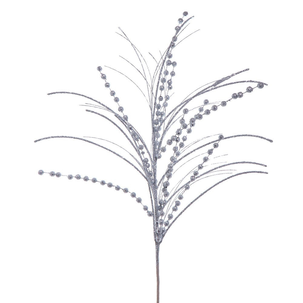 Silver Glitter With Balls Spray