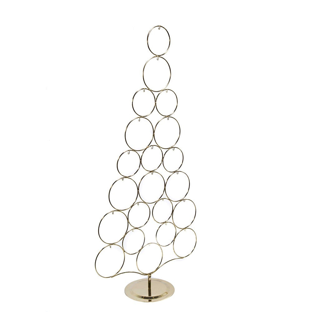 42“ Gold Metal Tree Rack