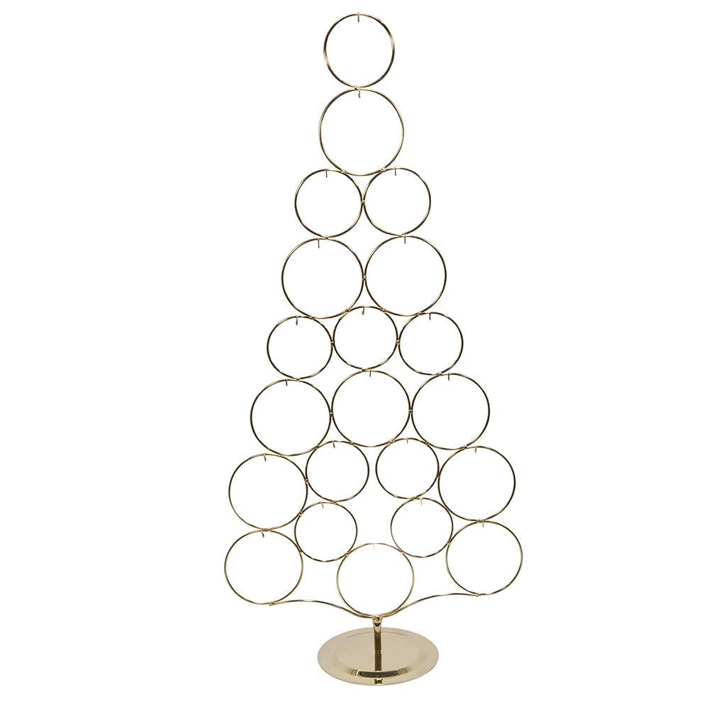 42“ Gold Metal Tree Rack