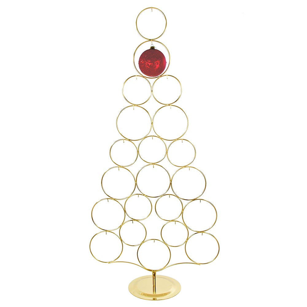 42“ Gold Metal Tree Rack