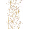 Pearl Beads With Gold Wire Garland