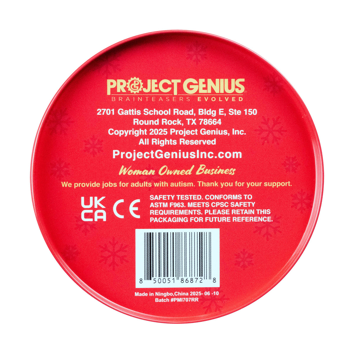 Christmas Cookies for Santa Tin - Holiday Memory Match Game