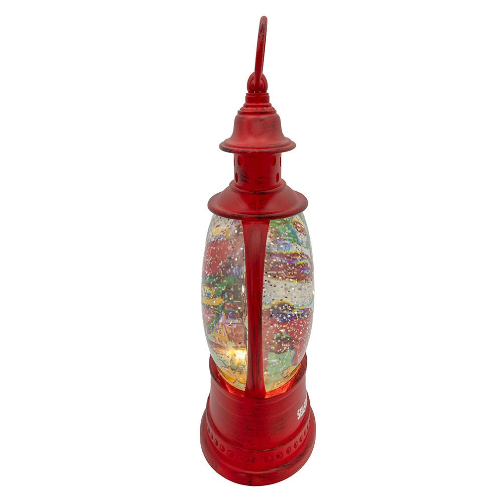 Disney© 10" Battery Operated USB LED Lighted Lantern With Spinning Glitter Water