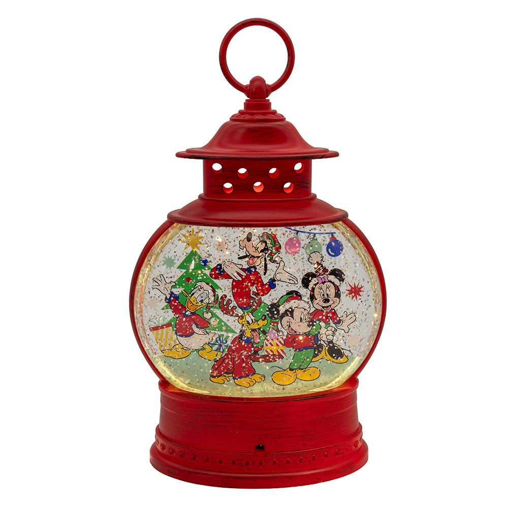 Disney© 10" Battery Operated USB LED Lighted Lantern With Spinning Glitter Water