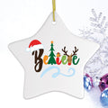 Believe Star Christmas Ornament