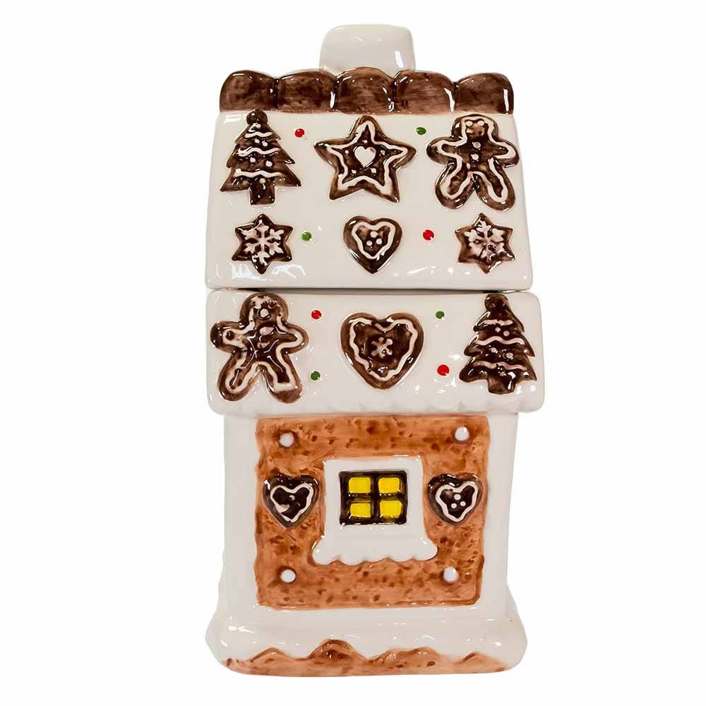 10.2" Gingerbread House Cookie Jar