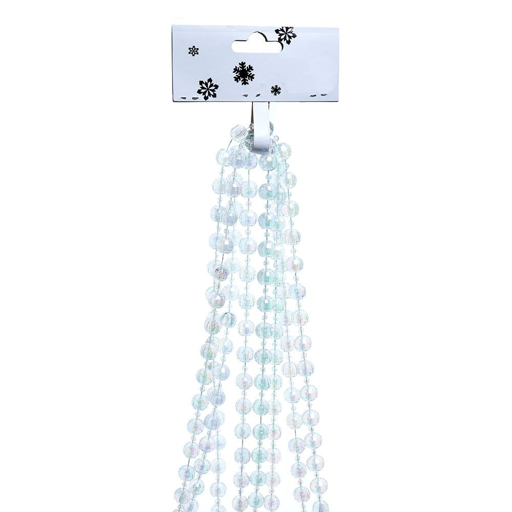 9' Iridescent Diamond Bead Garland